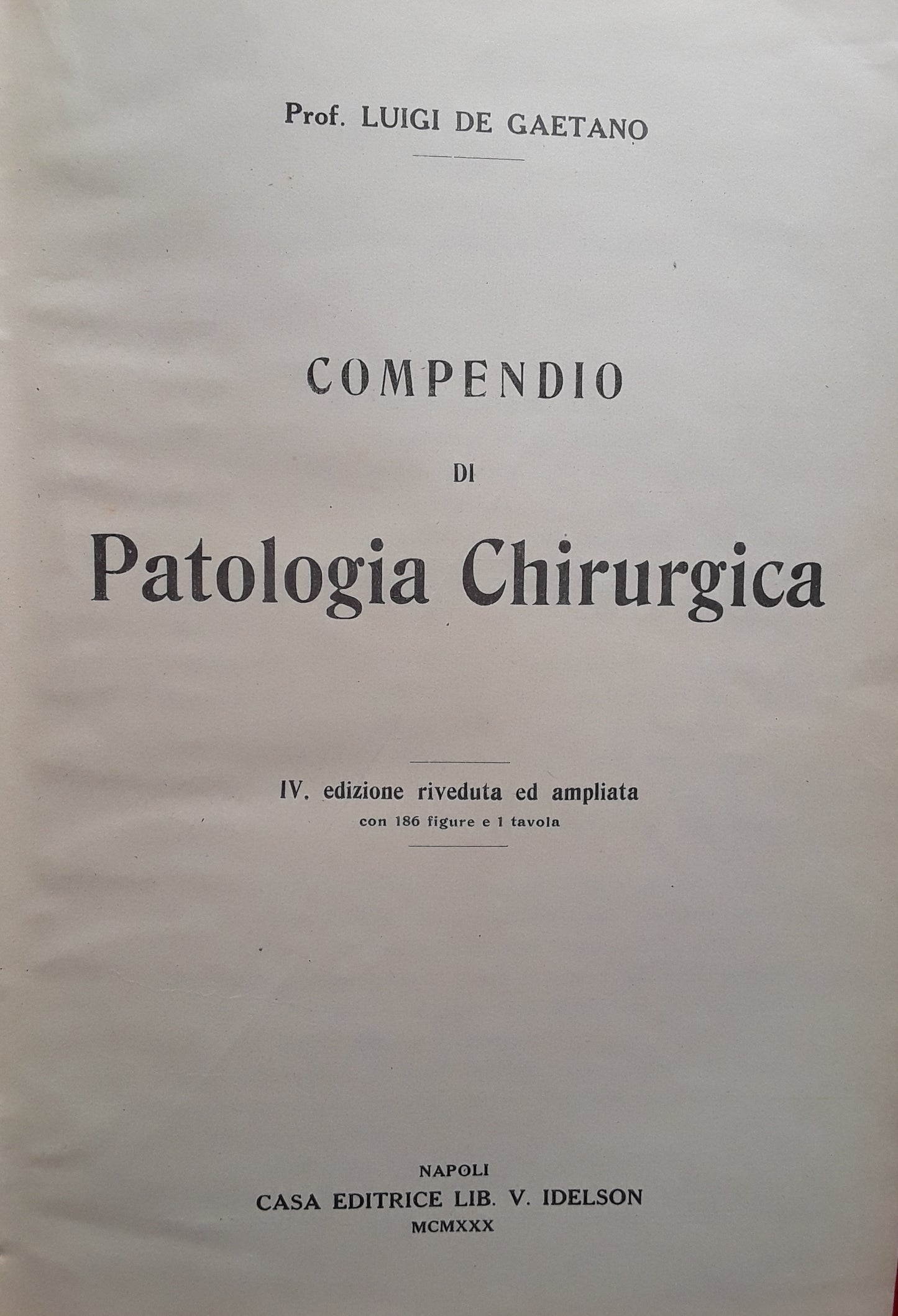 Compendio di patologia chirurgica - copertina