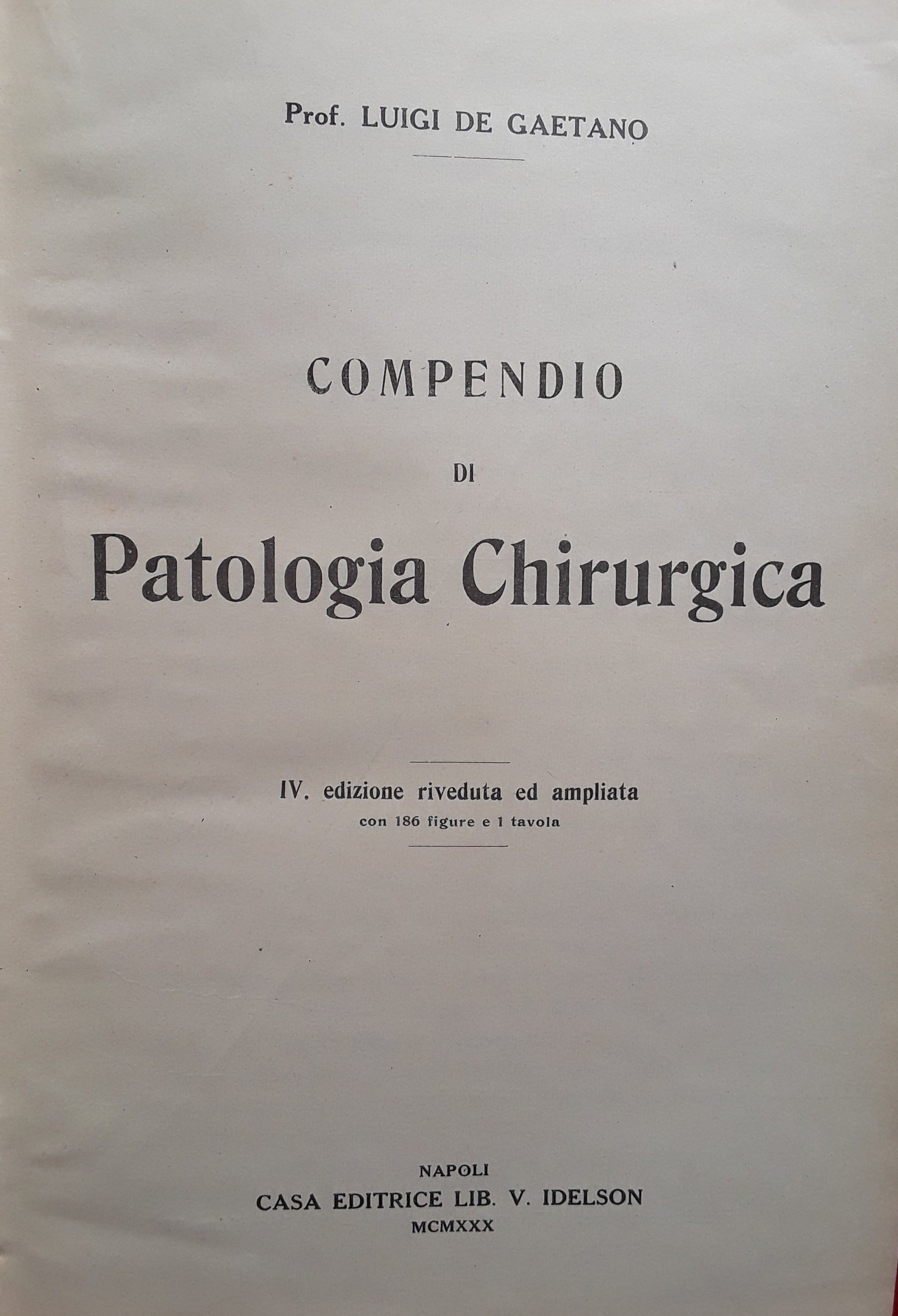 Compendio di patologia chirurgica - copertina
