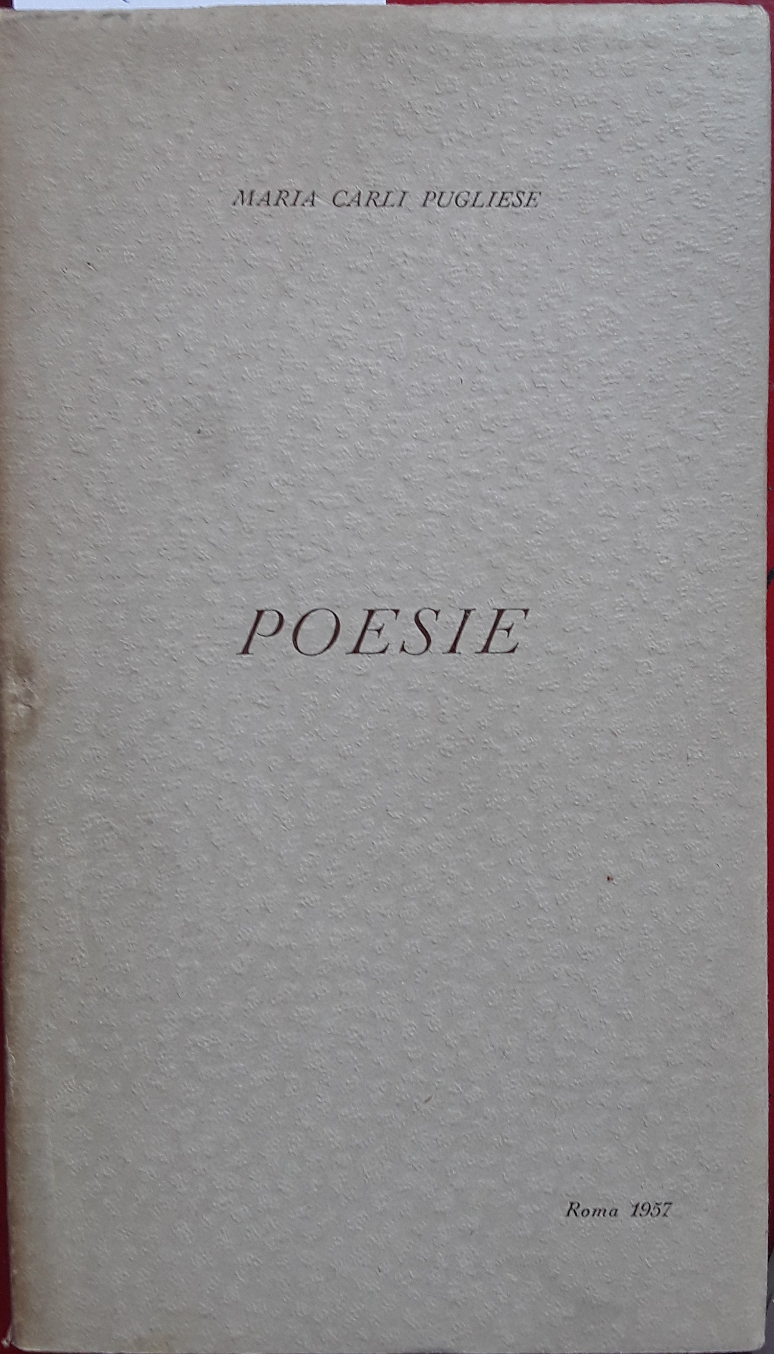 Poesie - copertina