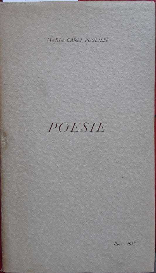 Poesie - copertina