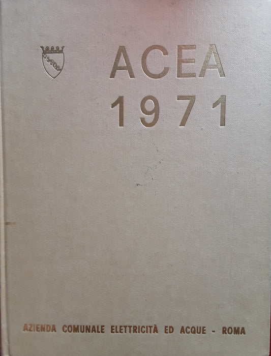 Acea 1971 - copertina