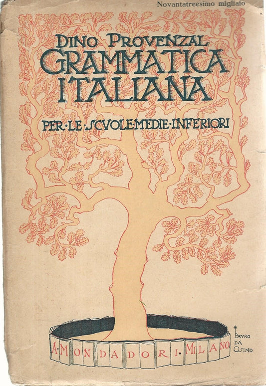 Grammatica italiana per le scuole medie inferiori - copertina
