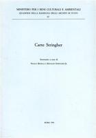 Carte Stringher - copertina