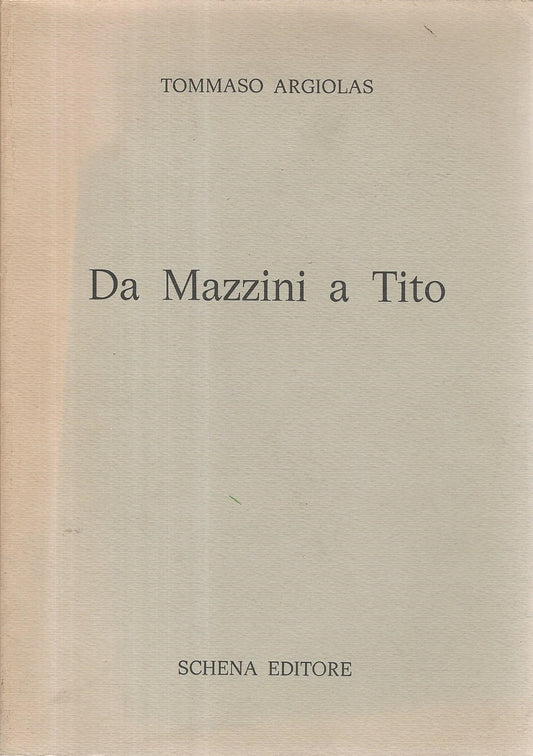 Da Mazzini a Tito - copertina
