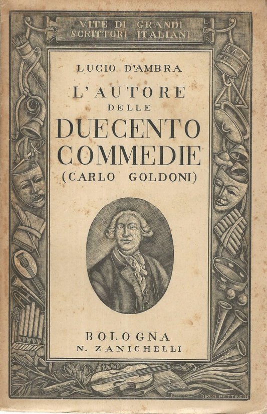 L'autore delle duecento commedie - copertina