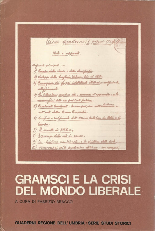 Gramsci e la crisi del mondo liberale - copertina