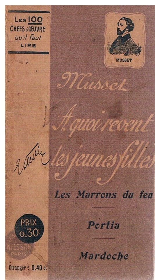 A quoi revent le jeunes filles. Les marrons du feu. Portia. Mardoche. - copertina