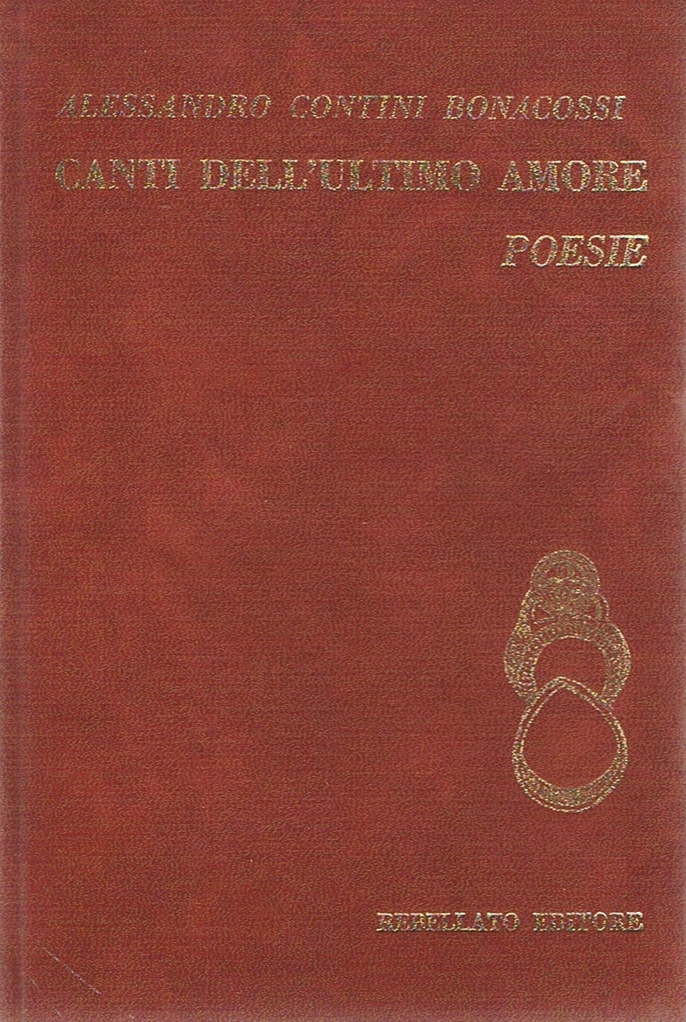Canti dell'ultimo amore - copertina