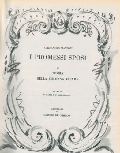 I promessi sposi e storia della colonna infame - copertina