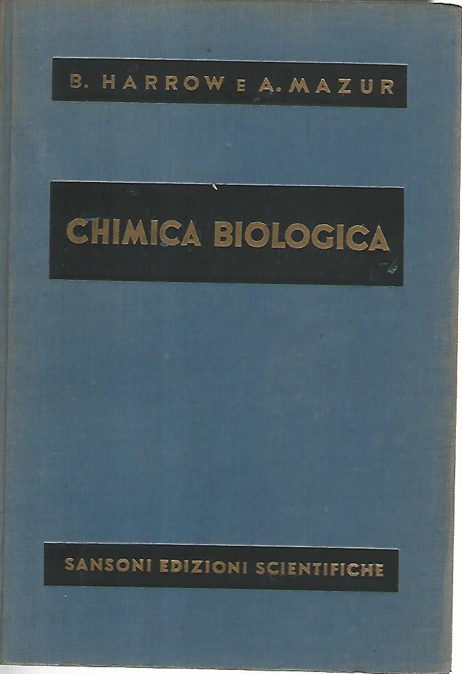 Chimica biologica - copertina