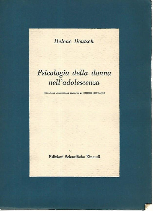 Psicologia della donna nell'adolescenza - copertina