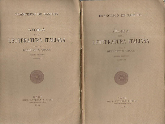Storia della letteratura italiana. Volume 1-2 - copertina