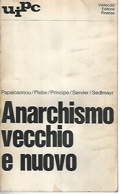 Anarchismo vecchio e nuovo - copertina