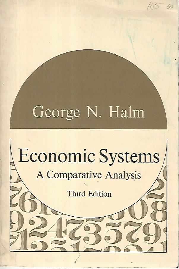 Economic systems. A comparative analysis - copertina