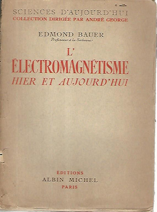 L'electromagnetisme hier et aujourd'hui - copertina