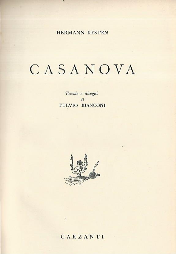 Casanova - copertina