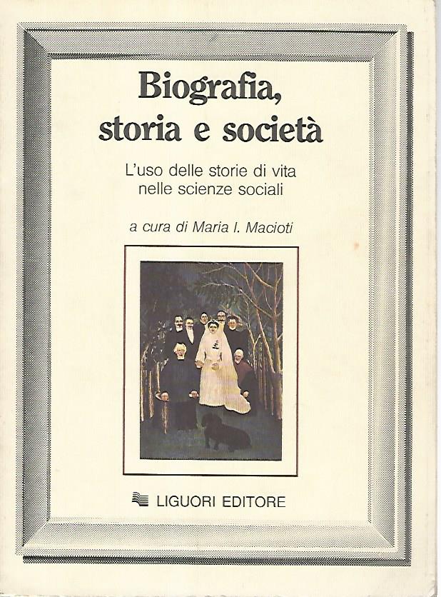 Biografia, storia e società - copertina