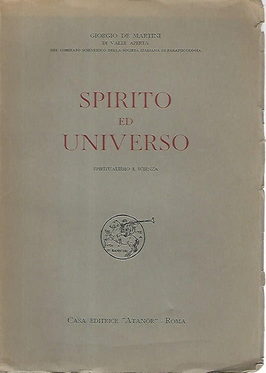 Spirito ed universo - copertina