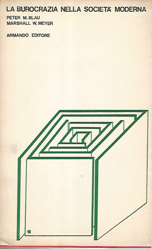 La burocrazia nella società moderna - copertina