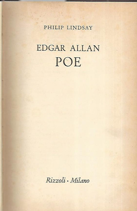 Edgar Allan Poe - copertina