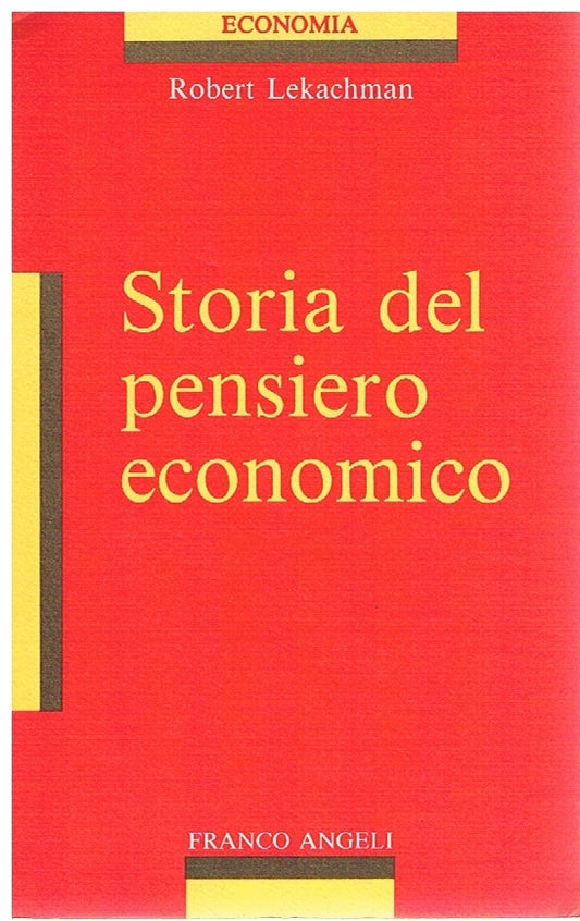 Storia del pensiero economico - copertina