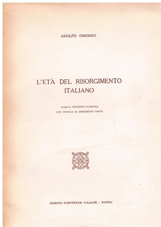L'età del risorgimento italiano - copertina