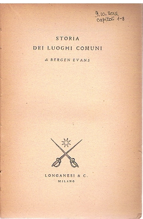 Storia dei luoghi comuni - copertina