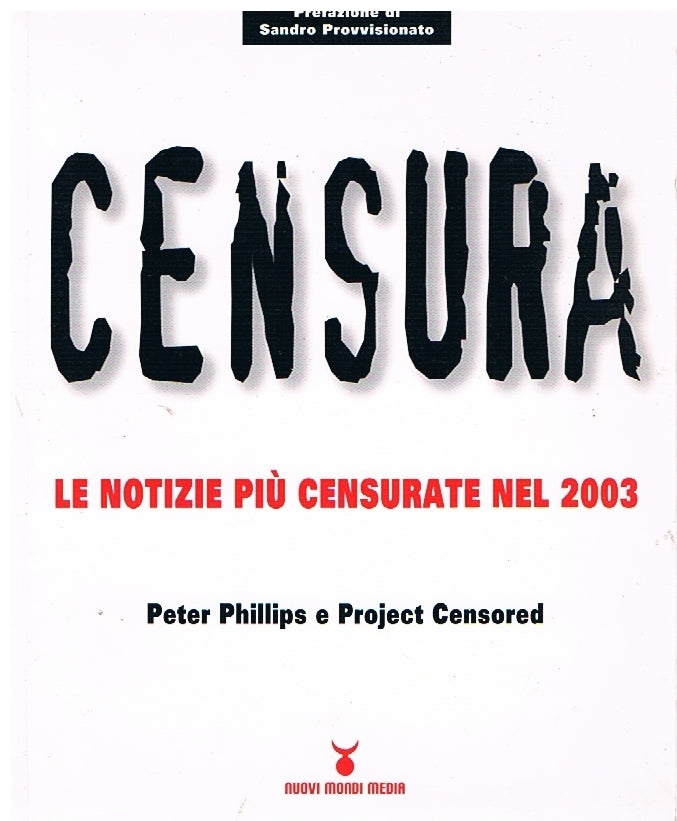 Censura. Le notizie più censurate nel 2003 - copertina
