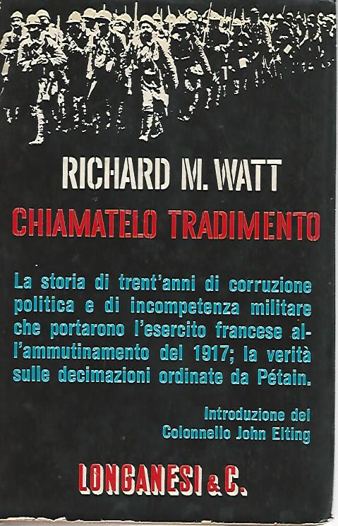 Chiamatelo tradimento - copertina