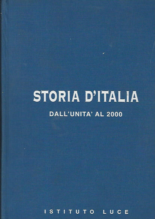 Storia d'Italia dall'unità al 2000 - copertina