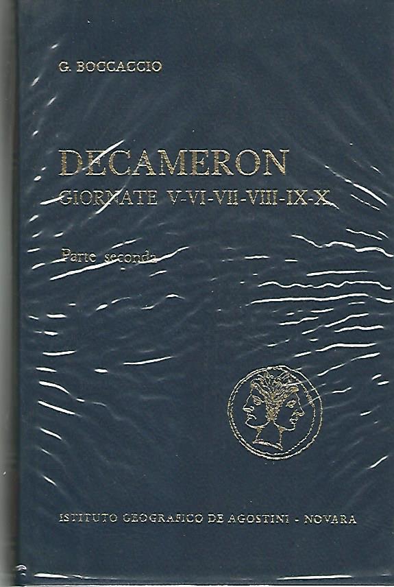 Decameron giornate V-VI-VII-VIII-IX-X - copertina