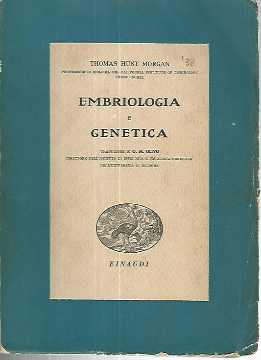 Embriologia e genetica - copertina