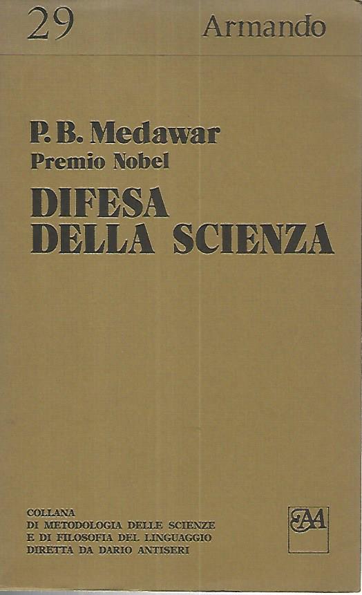 Difesa della scienza - copertina