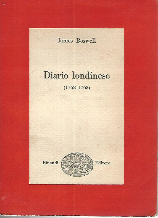 Diario londinese - copertina