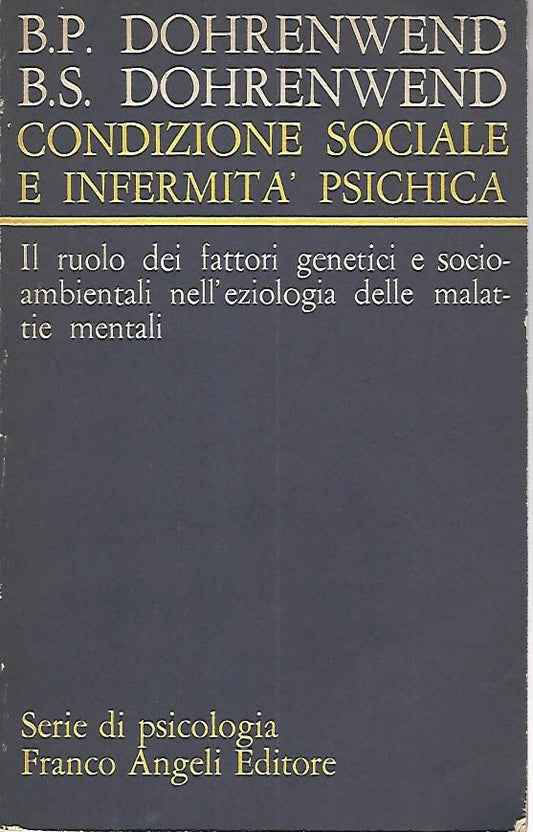 Condizioni sociale e infermità psichica - copertina