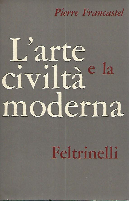 L'arte e la civiltà moderna - copertina
