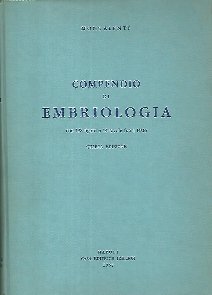 Compendio di embriologia - copertina