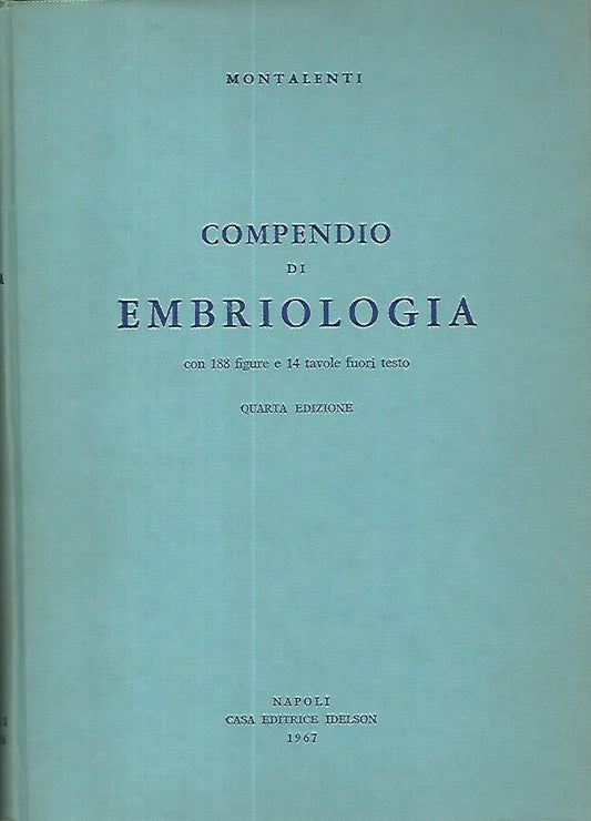 Compendio di embriologia - copertina