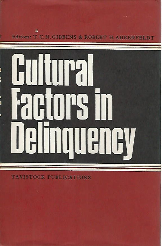 Cultural factors in delinquency - copertina