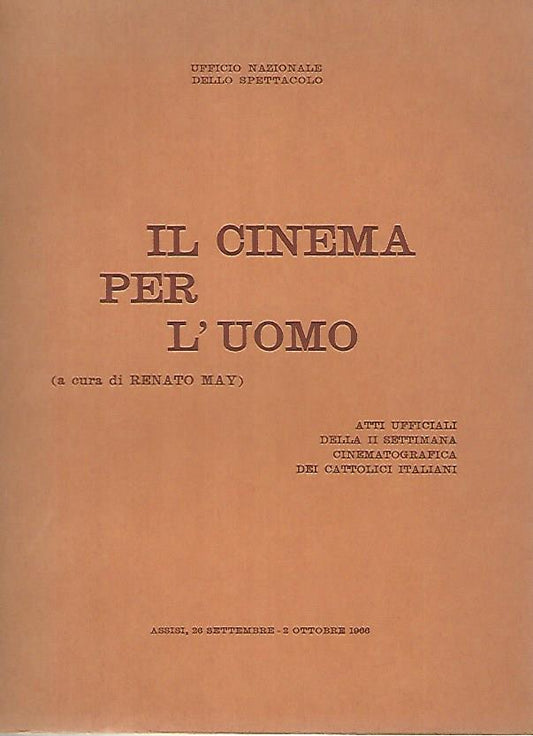 Il cinema per l'uomo - copertina