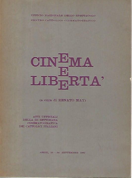 Cinema e libertà - copertina