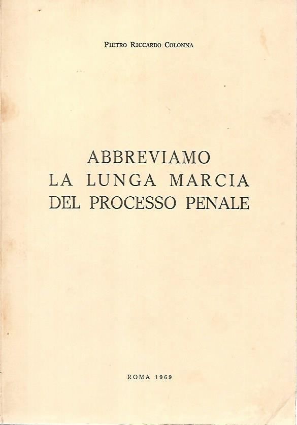 Abbreviamo la lunga marcia - copertina