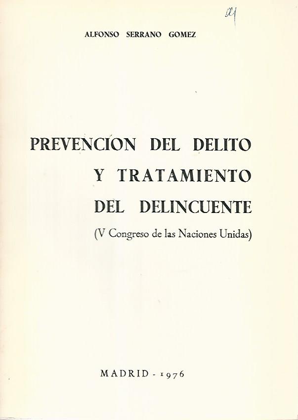 Prevencion del delito y tratamiento del delincuente - copertina