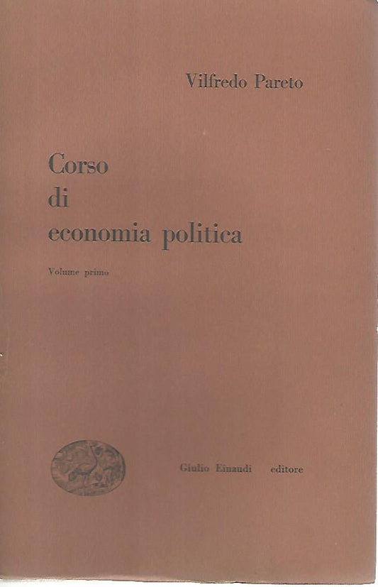 Corso di economia politica. Volumi 1-2 - copertina