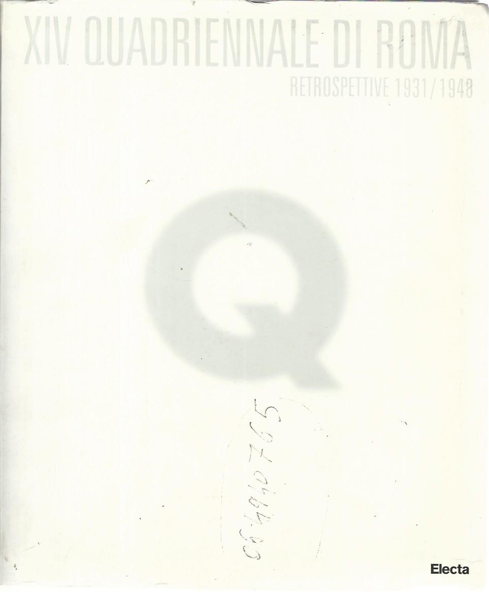 XIV quadriennale di Roma. Restrospettive 1931/1948 - copertina