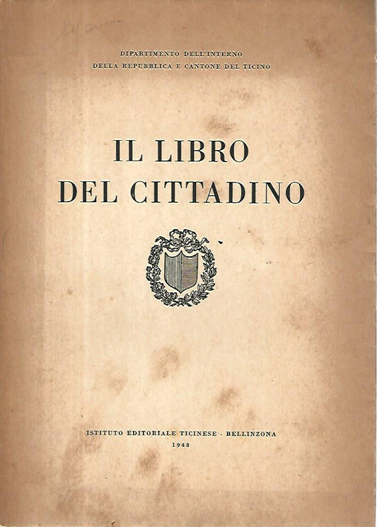 Il libro del cittadino - copertina