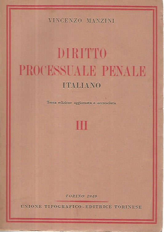 Diritto processuale penale italiano. Volumi 1-2-3-4 - copertina