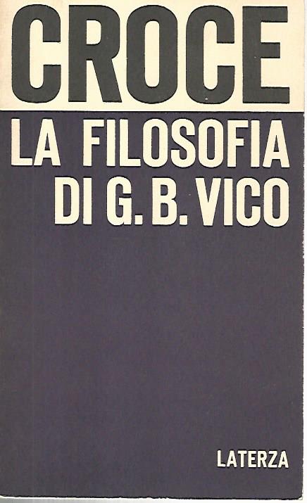 La filosofia di G.B. Vico - copertina
