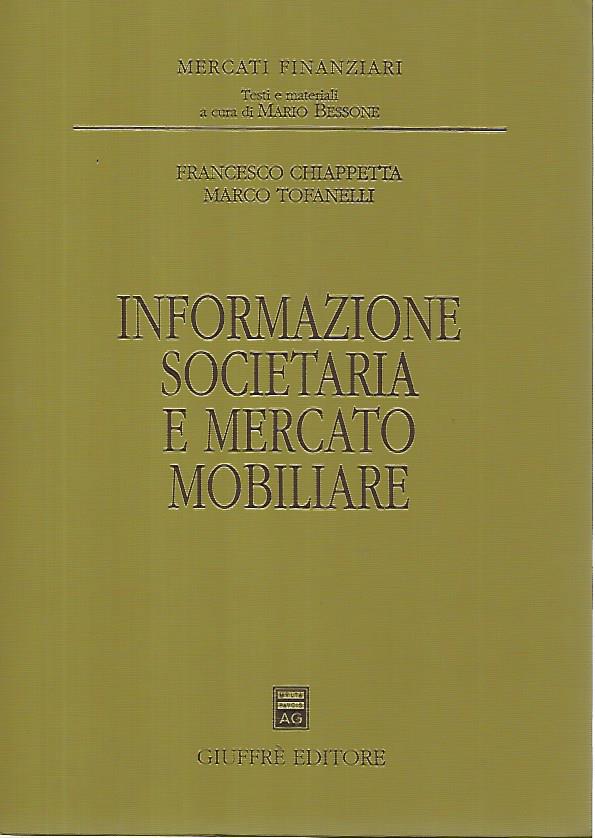 Informazione societaria e mercato mobiliare - copertina
