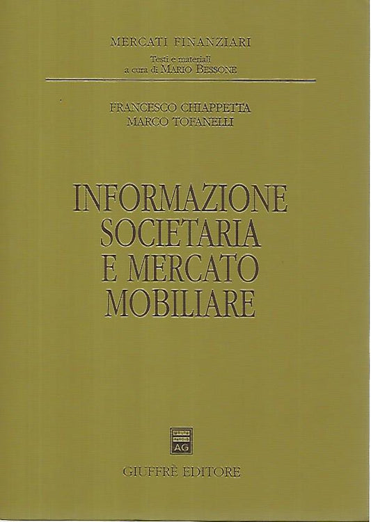 Informazione societaria e mercato mobiliare - copertina